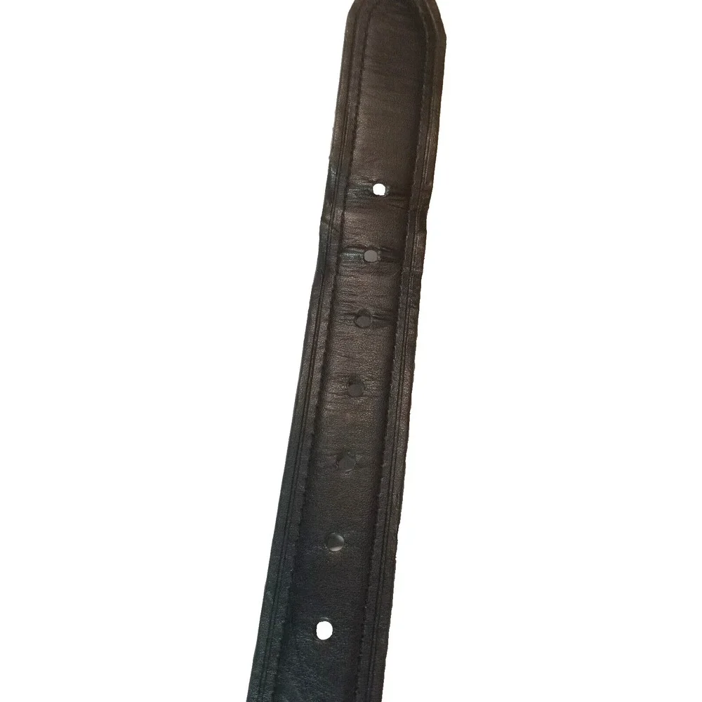 Mens Chaps Black/Brown Reversible Leather Belt‎ Size 30-32